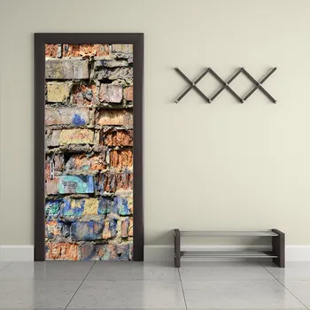 77*200cm Broken Brick Door Sticker Self Adhesive Waterproof Removable Wallpaper DIY Home Decor Decals For Living Room Bedroom
77*200cm Broken Brick Door Sticker Self Adhesive Waterproof Removable Wallpaper DIY Home Decor Decals For Living Room Bedroom