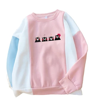 Women Sweatshirts Autumn Winter New Fleece Spell Color Pullovers Hoodies Ladies Loose Harajuku Kawaii Cartoon Kumamon Print Tops
Women Sweatshirts Autumn Winter New Fleece Spell Color Pullovers Hoodies Ladies Loose Harajuku Kawaii Cartoon Kumamon Print Tops