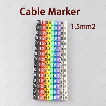 3750PCS Cable Marker For 1.5 sqmm Colored Number 0 to 9 Each 15pcs Distinguish Wires
3750PCS Cable Marker For 1.5 sqmm Colored Number 0 to 9 Each 15pcs Distinguish Wires