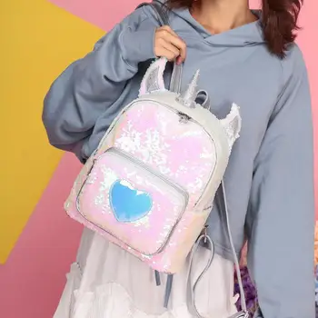 2019 new Fashion Pink Sequined Women Backpacks Arrival Female Lovely Cute Unicorns Students School Bags Shoulder Bags
2019 new Fashion Pink Sequined Women Backpacks Arrival Female Lovely Cute Unicorns Students School Bags Shoulder Bags