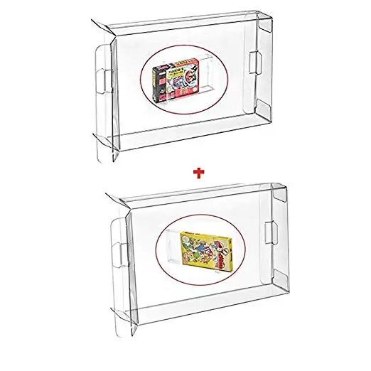 Ruitrolike 10Pcs Clear Games Cartridge Box Case Sleeve CIB Protector for NES & 10pcs Clear Cartridge Box Sleeve for SNES N64
Ruitrolike 10Pcs Clear Games Cartridge Box Case Sleeve CIB Protector for NES & 10pcs Clear Cartridge Box Sleeve for SNES N64