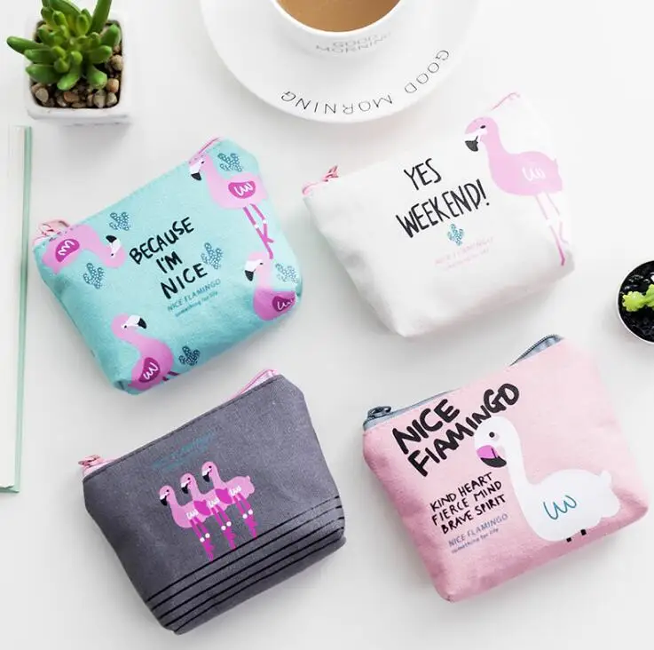 Flamingo printing bag small change/headset storage bag Key case Portability Canvas zipper package SN-97
Flamingo printing bag small change/headset storage bag Key case Portability Canvas zipper package SN-97