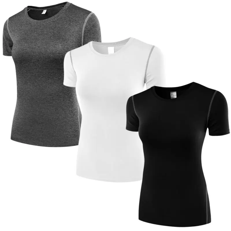 Chic Women Sport Running T-Shirts Elastic Slim Short Sleeve Quick Dry Crew Neck T-Shirt Clothes
Chic Women Sport Running T-Shirts Elastic Slim Short Sleeve Quick Dry Crew Neck T-Shirt Clothes