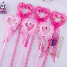 Princess ribbon lace heart shape Wand Fairy Fancy Dress Up Costume Accessory cartoon Angel Wands pink party stage props gift
Princess ribbon lace heart shape Wand Fairy Fancy Dress Up Costume Accessory cartoon Angel Wands pink party stage props gift