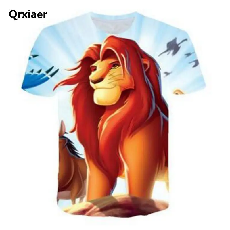 Qrxiaer Children Cartoon The Lion King short Sleeve Chiffon Casual shirt Boy Clothes Child Summer shirts
Qrxiaer Children Cartoon The Lion King short Sleeve Chiffon Casual shirt Boy Clothes Child Summer shirts