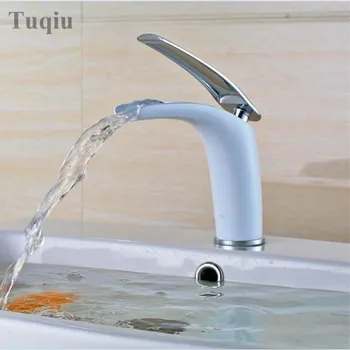 Free shipping new arrival white and chrome finished bathroom single lever hot and cold sink faucet basin tap mixer
Free shipping new arrival white and chrome finished bathroom single lever hot and cold sink faucet basin tap mixer