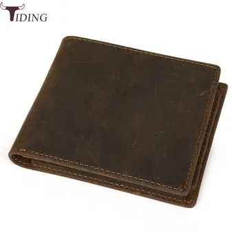 Tiding Designer Italian Cowhide Leather Short Bifold Wallet with Removable Card Holder Men Small Solid Coin Purse Dark Brown New
Tiding Designer Italian Cowhide Leather Short Bifold Wallet with Removable Card Holder Men Small Solid Coin Purse Dark Brown New
