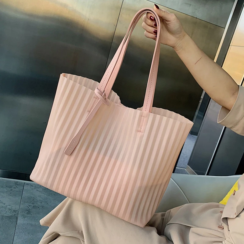 Korean version Simple PVC Composite Bag Women Jelly package big Casual Tote phone Purse handbag shoulder messenger bag B42-12
Korean version Simple PVC Composite Bag Women Jelly package big Casual Tote phone Purse handbag shoulder messenger bag B42-12