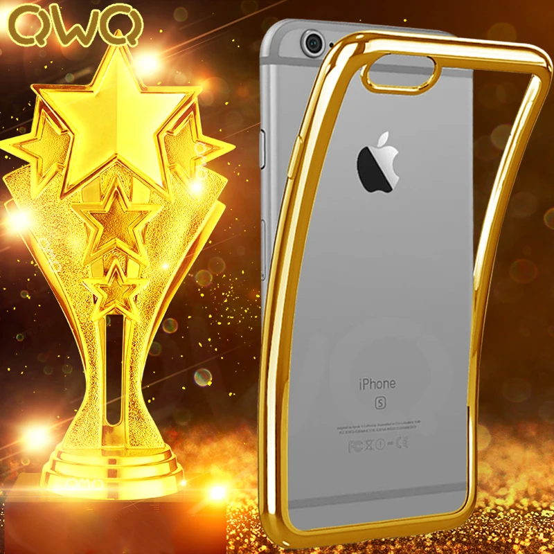 Luxury Rubber Case For iPhone 7 6 X Case Transparent Soft Silicone Cover For iPhone 7 6S Plus 5 5S SE Plating TPU Back Cover
Luxury Rubber Case For iPhone 7 6 X Case Transparent Soft Silicone Cover For iPhone 7 6S Plus 5 5S SE Plating TPU Back Cover