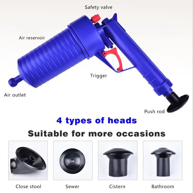 Hot Air Power Drain Blaster Gun With High Pressure And Cleaner Pump For Toilets Showers Bathroom 8 Hot Air Power Drain Blaster Gun With High Pressure And Cleaner Pump For Toilets Showers Bathroom 8