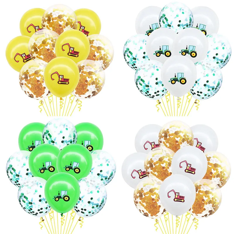 10pcs Yellow Excavator Balloons Green Construction Vehicle Birthday Party Decoration Kids Confetti Latex Ballon Car Baby Shower
10pcs Yellow Excavator Balloons Green Construction Vehicle Birthday Party Decoration Kids Confetti Latex Ballon Car Baby Shower