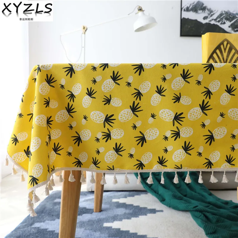 XYZLS New Pastoral Yellow Pineapple Table Cloth Polyester Tablecloth Insulated Coffee Tea Table Pads Table Cover
XYZLS New Pastoral Yellow Pineapple Table Cloth Polyester Tablecloth Insulated Coffee Tea Table Pads Table Cover