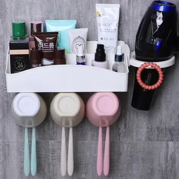 Creative Plastic Toothbrush Storage Shelf And Multi-Function Home Free Punch Paste Bathroom Toothbrush Washware Storage Holder
Creative Plastic Toothbrush Storage Shelf And Multi-Function Home Free Punch Paste Bathroom Toothbrush Washware Storage Holder