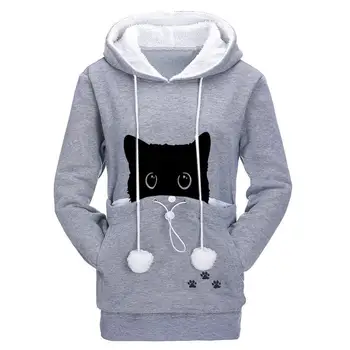 2019 New Fashion Cat Print Hoodies Women Sweatshirt Femmes Sweatshirts Print Thick Clothings Pattern Comfortable Creative
2019 New Fashion Cat Print Hoodies Women Sweatshirt Femmes Sweatshirts Print Thick Clothings Pattern Comfortable Creative