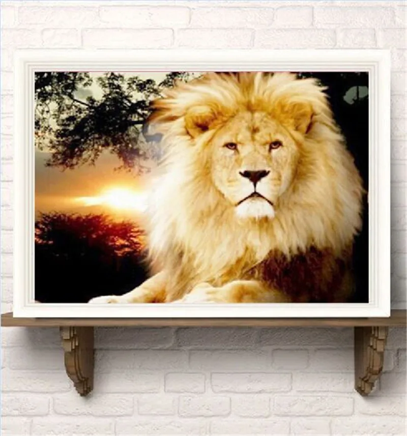 New Design DIY 5D magic cube drill Diamond Embroidery Rhinestone diamond painting Cross Stitch Lions under the setting sun
New Design DIY 5D magic cube drill Diamond Embroidery Rhinestone diamond painting Cross Stitch Lions under the setting sun