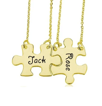 Personalized Couple's Puzzle Pendant Necklaces Handwriting Names Accepted Best Friends Gift Jewelry Dropshipping YP2743
Personalized Couple's Puzzle Pendant Necklaces Handwriting Names Accepted Best Friends Gift Jewelry Dropshipping YP2743