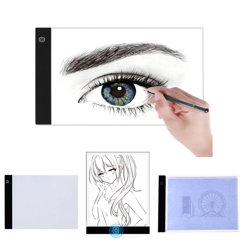 Multifunctional A4 Digital LED Graphic Tablet A4 LED UltraThin Art Stencil Drawing Writing Board Tablet Drawing Pad for Children
Multifunctional A4 Digital LED Graphic Tablet A4 LED UltraThin Art Stencil Drawing Writing Board Tablet Drawing Pad for Children