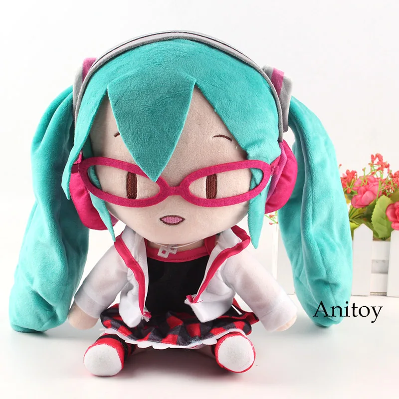 Vocaloid Plush Toys Anime Plush Doll Hatsune Miku with Glasses Headset Doll Miku Hatsune Stuffed Toy 24cm
Vocaloid Plush Toys Anime Plush Doll Hatsune Miku with Glasses Headset Doll Miku Hatsune Stuffed Toy 24cm