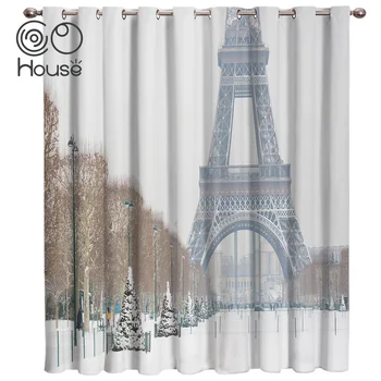 COCOHouse Snowy Paris Window Blinds Bathroom Decor Outdoor Kitchen Fabric Decor Swag Kids Window Curtain Panels Party Decorat
COCOHouse Snowy Paris Window Blinds Bathroom Decor Outdoor Kitchen Fabric Decor Swag Kids Window Curtain Panels Party Decorat