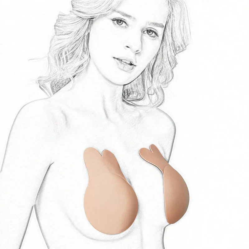 Women Breast Petals Cute Rabbit Bra Nipple Covers Push Up