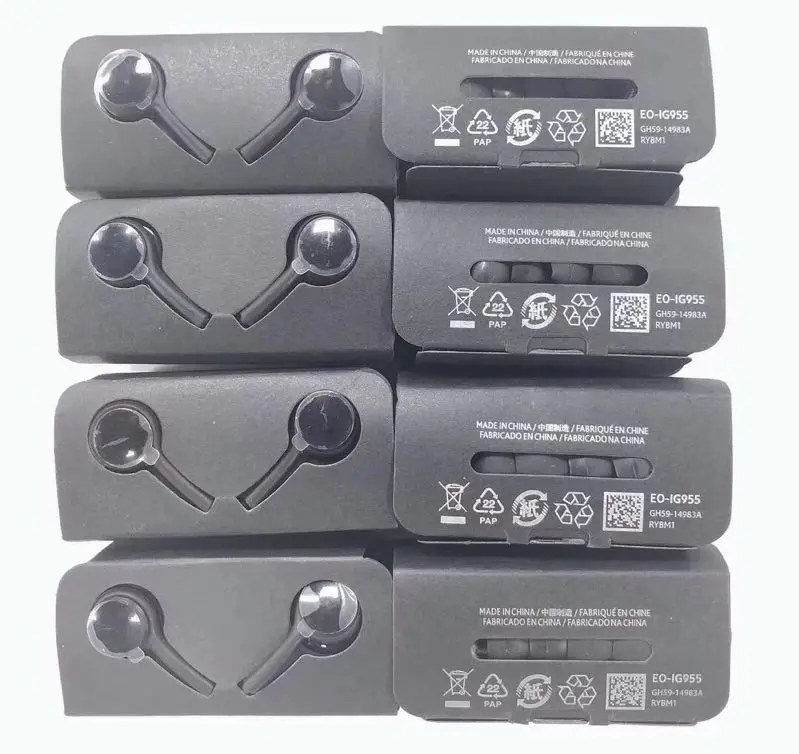 10 PCS High Quality EO-IG955 3.5mm In-ear Earphone with Microphone Wire Headset For Samsung Galaxy S10 S10+
10 PCS High Quality EO-IG955 3.5mm In-ear Earphone with Microphone Wire Headset For Samsung Galaxy S10 S10+