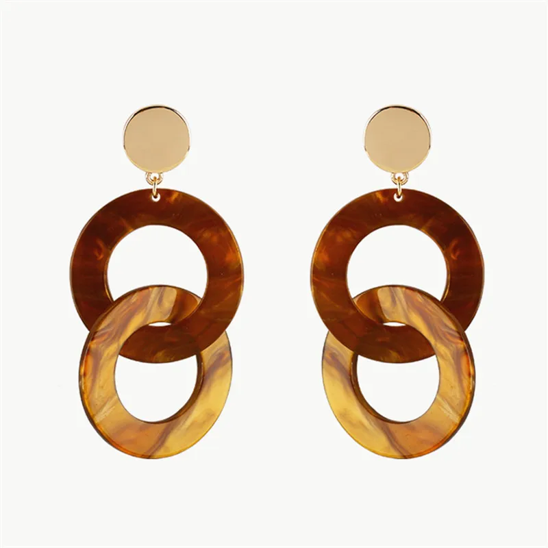 Restore ancient ways round acrylic earring geometry contracted classic temperament acetate plate earrings
Restore ancient ways round acrylic earring geometry contracted classic temperament acetate plate earrings