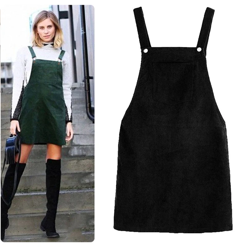 Summer Autumn Women Retro Velvet Dress 2019 Casual Sleeveless Mini Party Dress Vintage Pocket Loose Suspender Sundress Vestidos
Summer Autumn Women Retro Velvet Dress 2019 Casual Sleeveless Mini Party Dress Vintage Pocket Loose Suspender Sundress Vestidos