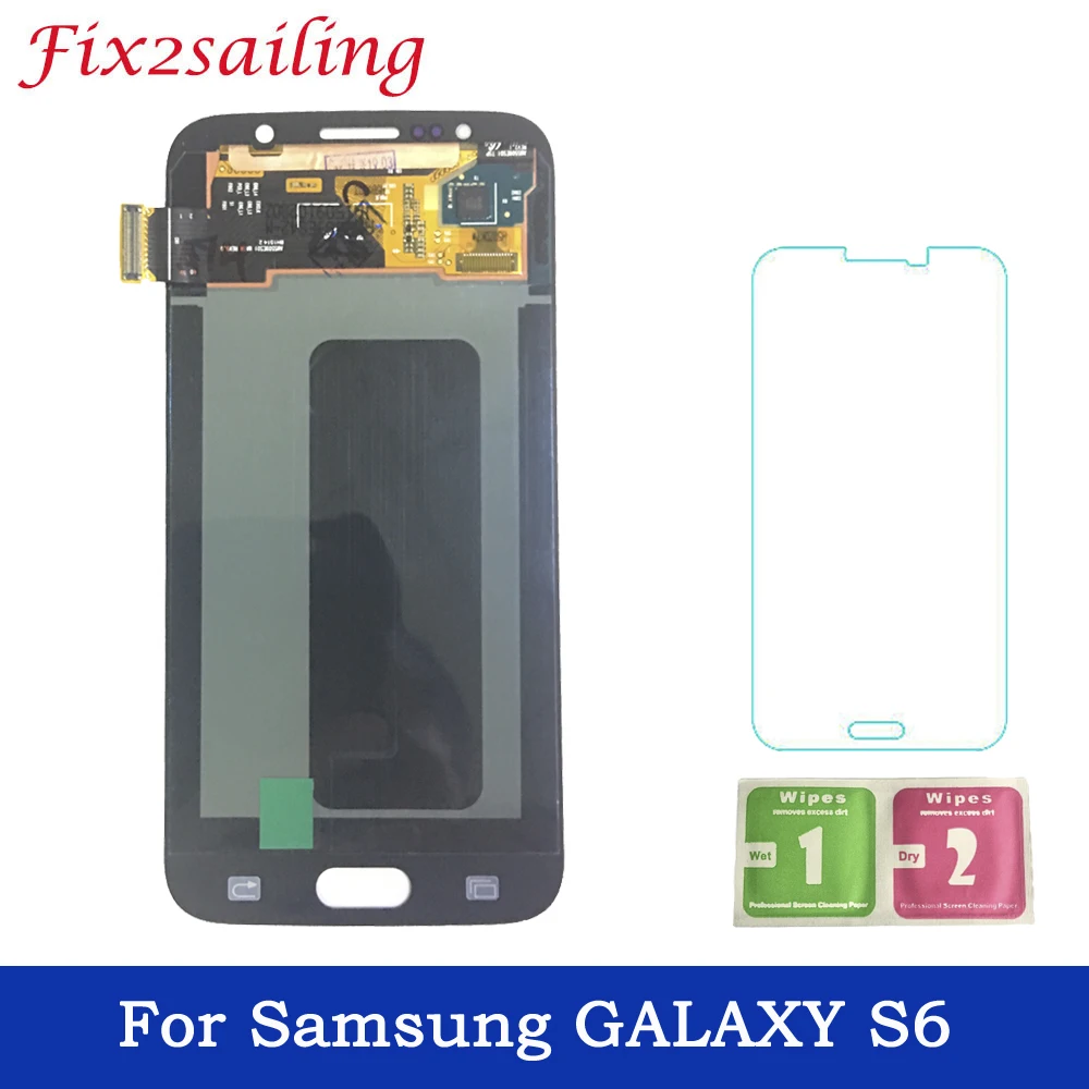 Super AMOLED LCDS For Samsung GALAXY S6 G920 G920F LCD Display Touch Screen Digitizer Assembly Replacement Part Free Shipping
Super AMOLED LCDS For Samsung GALAXY S6 G920 G920F LCD Display Touch Screen Digitizer Assembly Replacement Part Free Shipping