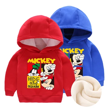 Baby Boys Girls Mickey Hoodies Clothes Children Winter Thicken Sweatshirts Toddler Casual Sweater Kids Plus Velvet Tops Costume
Baby Boys Girls Mickey Hoodies Clothes Children Winter Thicken Sweatshirts Toddler Casual Sweater Kids Plus Velvet Tops Costume