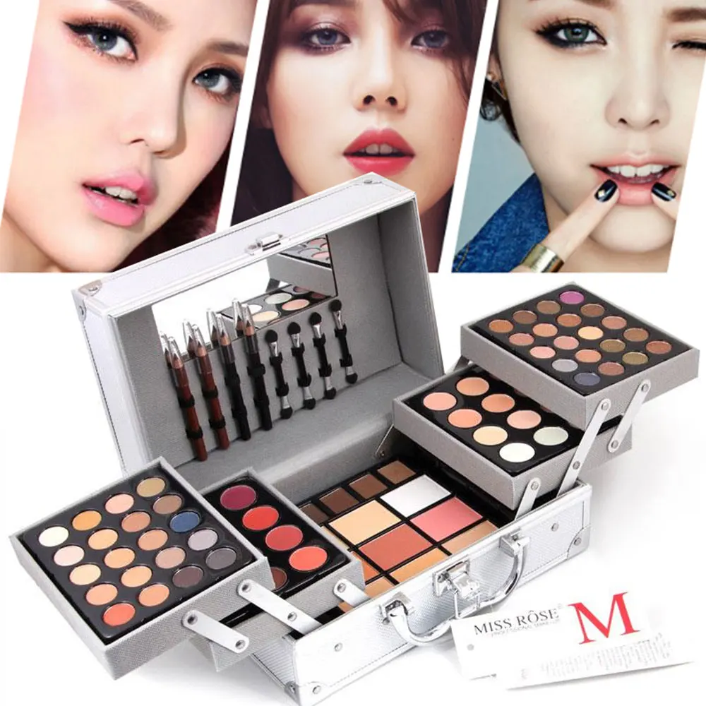 Colour Three Layers Eyeshadow Palette Portable Women Cosmetics Set Fashion with Brush Mirror Makeup Kit Professional Contour
Colour Three Layers Eyeshadow Palette Portable Women Cosmetics Set Fashion with Brush Mirror Makeup Kit Professional Contour