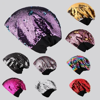 Women Festival Sequin Beanie Cap Magical Reversible Wedding Hats Hip-Hop Skullies Beanie Sequin Caps for Dance Show Party WH644
Women Festival Sequin Beanie Cap Magical Reversible Wedding Hats Hip-Hop Skullies Beanie Sequin Caps for Dance Show Party WH644