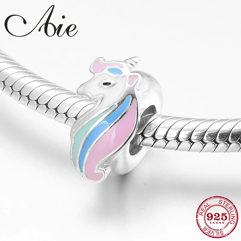 Colorful Enamel 925 Sterling Silver Creative unicorn Spacer Stopper Beads Fit Charms Pandora Original Bracelet women Jewelry
Colorful Enamel 925 Sterling Silver Creative unicorn Spacer Stopper Beads Fit Charms Pandora Original Bracelet women Jewelry