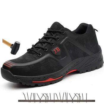 Outdoor Men's Work Safety Boots Steel Toe Cap Safety Shoes Men Boots Breathable Puncture Proof Work Safety Shoes Men Army Boots 
Outdoor Men's Work Safety Boots Steel Toe Cap Safety Shoes Men Boots Breathable Puncture Proof Work Safety Shoes Men Army Boots