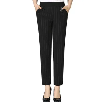 Stripe Casual Pants Women Elastic High Waist Slim Thin Trousers Women Plus Size 5Xl Office Lady Classic Pantalon Mujer Xl5040
Stripe Casual Pants Women Elastic High Waist Slim Thin Trousers Women Plus Size 5Xl Office Lady Classic Pantalon Mujer Xl5040