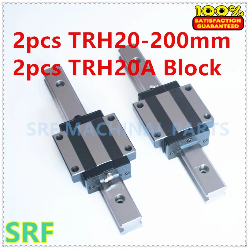 High quality 2pcs Linear guide rail TRH20 L=200mm with 2pcs TRH20A Flange block for CNC
High quality 2pcs Linear guide rail TRH20 L=200mm with 2pcs TRH20A Flange block for CNC