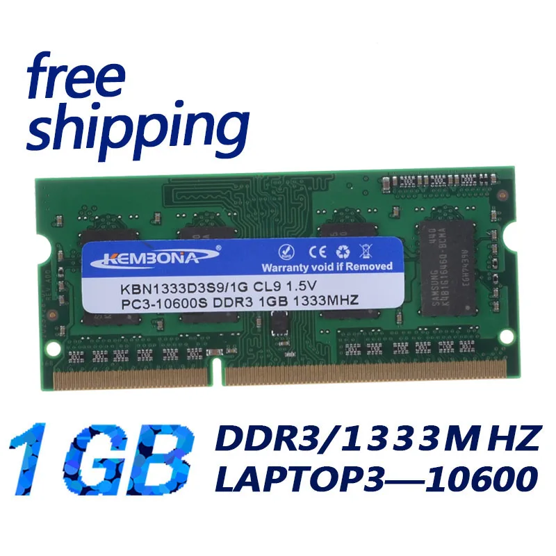 Фото Недорогая Высококачественная оперативная память KEMBONA для ноутбука DDR3 1 ГБ 1333 МГц |