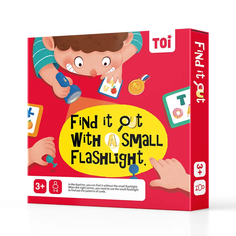 Find It Out with A Small Flashlight Children's Board Game Parent-child Interaction Cultivate Baby Concentration Game
Find It Out with A Small Flashlight Children's Board Game Parent-child Interaction Cultivate Baby Concentration Game