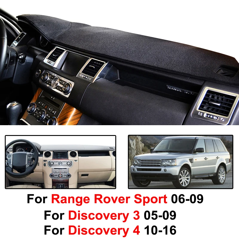 6/09-6/13 Dash Mat DM1167 Facelift Black Dashmat for Range Rover Sport L320