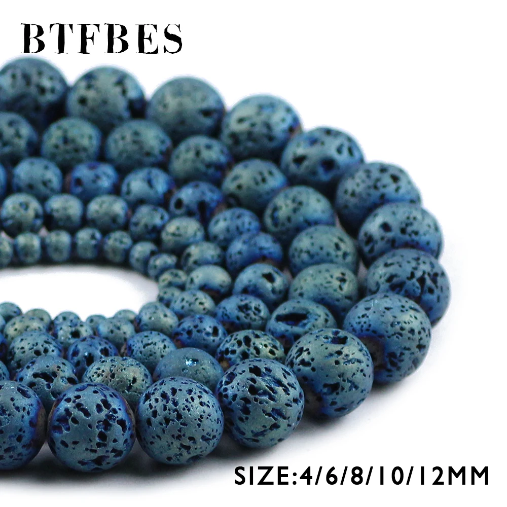 BTFBES Plating Green Natural Lava Stone beads 4 6 8 10 12mm Round Volcanic Rock Loose beads DIY Jewelry Bracelet Necklace Making
BTFBES Plating Green Natural Lava Stone beads 4 6 8 10 12mm Round Volcanic Rock Loose beads DIY Jewelry Bracelet Necklace Making