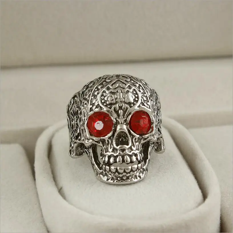 Vintage skull neutral ring punk style stainless steel hip hop ring men and women jewelry accessories
Vintage skull neutral ring punk style stainless steel hip hop ring men and women jewelry accessories