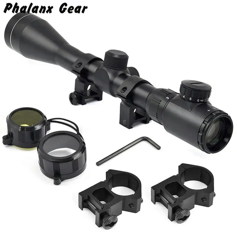 Tactical Military Gear 3-9x40 Eg Red / Green Sniper Air Rifle Optics Scope 20mm Rail Mount Hunting Accessories
Tactical Military Gear 3-9x40 Eg Red / Green Sniper Air Rifle Optics Scope 20mm Rail Mount Hunting Accessories