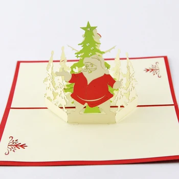 Dancing Santa Clause and Fairies /3D pop up greeting card/Christmas card Free shipping
Dancing Santa Clause and Fairies /3D pop up greeting card/Christmas card Free shipping