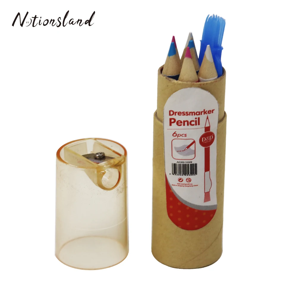 6pcs/Set Sewing Tailor's Chalk Pencils Fabric Marker Pen Dressmaker Craft Clothing Garment Marker Pencil Sewing Accessories
6pcs/Set Sewing Tailor's Chalk Pencils Fabric Marker Pen Dressmaker Craft Clothing Garment Marker Pencil Sewing Accessories