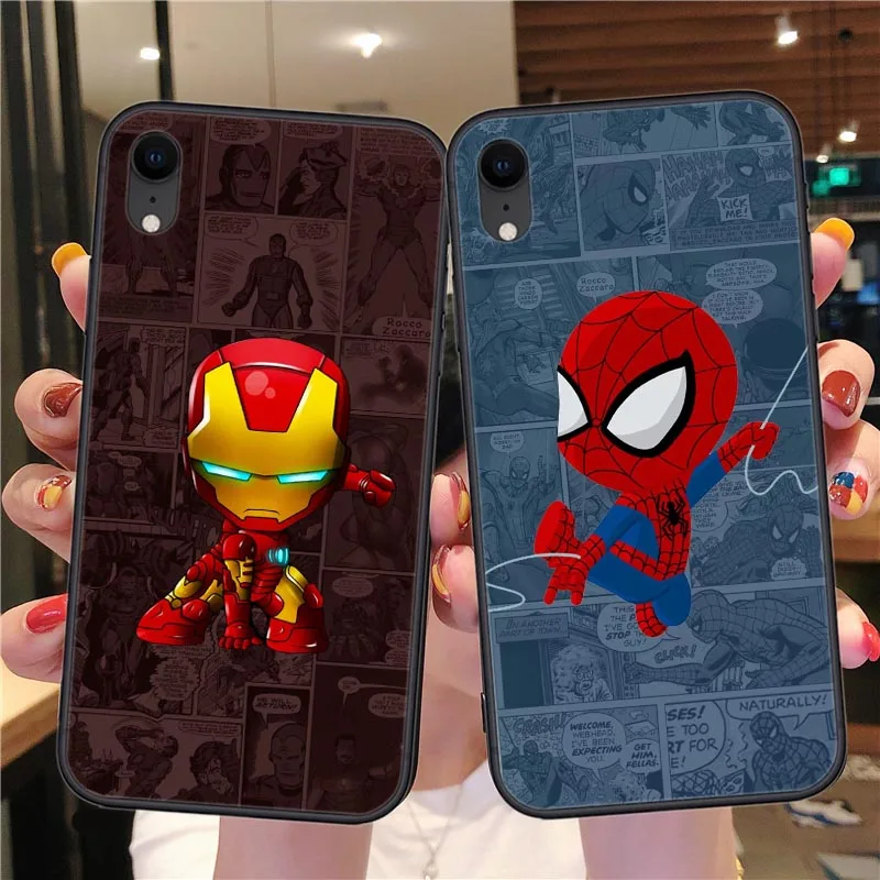 Marvel spider-man Case For iPhone 7 8 Plus Case For iPhone X XS MAX XR Deadpool Silicone Phone Cases For iPhone SE 6 5S 6S Plus
Marvel spider-man Case For iPhone 7 8 Plus Case For iPhone X XS MAX XR Deadpool Silicone Phone Cases For iPhone SE 6 5S 6S Plus