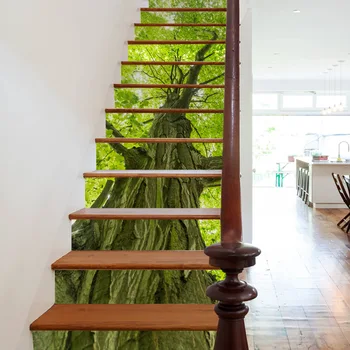 Funlife 3D Tree Forest Stairs Sticker Bedroom Creative Wall Sticker Landscape Sofa Background Removable Home Decor Sticker 13pcs
Funlife 3D Tree Forest Stairs Sticker Bedroom Creative Wall Sticker Landscape Sofa Background Removable Home Decor Sticker 13pcs