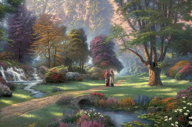 Walk of Faith Thomas Kinkade HD Canvas Print Living Room Bedroom Wall Pictures Art Painting Home Decoration No Frame
Walk of Faith Thomas Kinkade HD Canvas Print Living Room Bedroom Wall Pictures Art Painting Home Decoration No Frame