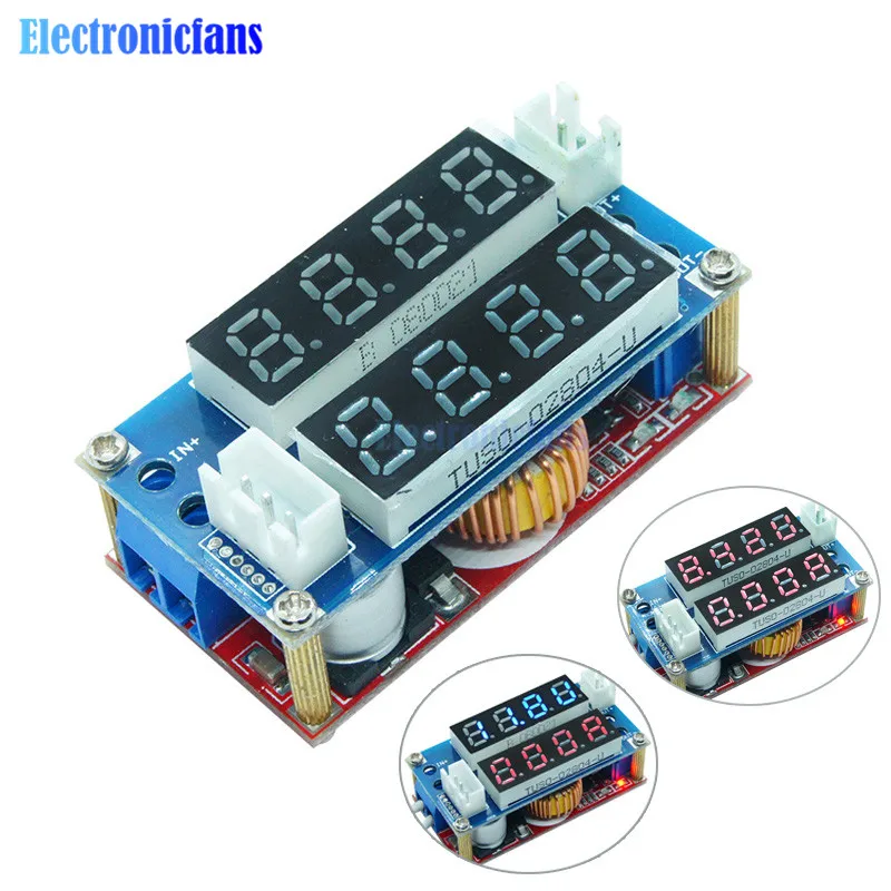 5A Adjustable Power CC/CV Step-down Charge Module LED Driver Voltmeter Ammeter Constant current constant voltage XL4015 2 in 1
5A Adjustable Power CC/CV Step-down Charge Module LED Driver Voltmeter Ammeter Constant current constant voltage XL4015 2 in 1