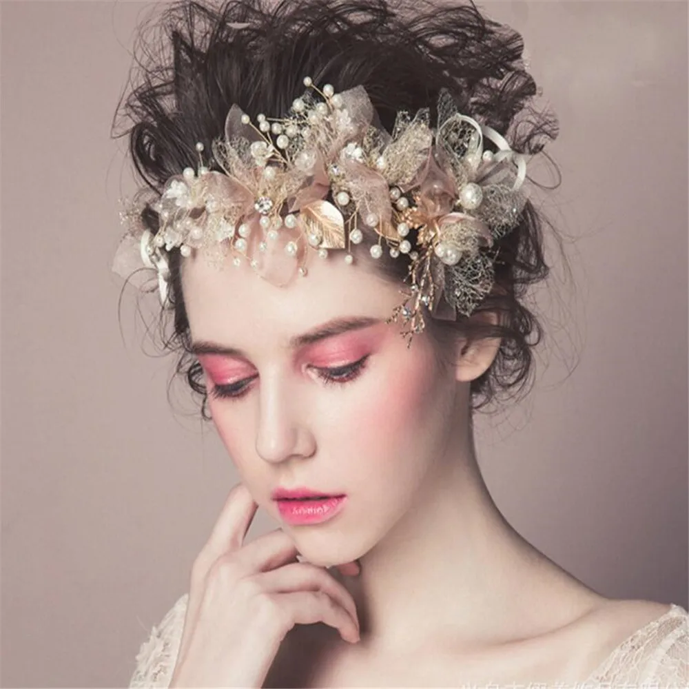 MHS.SUN gold leaf fashion tiaras bridal flower pearls crowns headpiece for wedding party jewelry handmade hairbands 1pc
MHS.SUN gold leaf fashion tiaras bridal flower pearls crowns headpiece for wedding party jewelry handmade hairbands 1pc