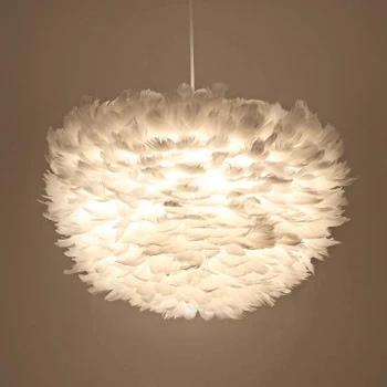 Modern Nordic style white nature Goose feather Pendant Lights romantic E27 led pendant lamps for restaurant bedroom living room
Modern Nordic style white nature Goose feather Pendant Lights romantic E27 led pendant lamps for restaurant bedroom living room