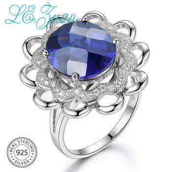 L&zuan 925 Sterling Silver Sapphire Rings 7.89ct Blue Stone Romantic Luxury Ring Fine jewelry For Women Christmas Gift
L&zuan 925 Sterling Silver Sapphire Rings 7.89ct Blue Stone Romantic Luxury Ring Fine jewelry For Women Christmas Gift